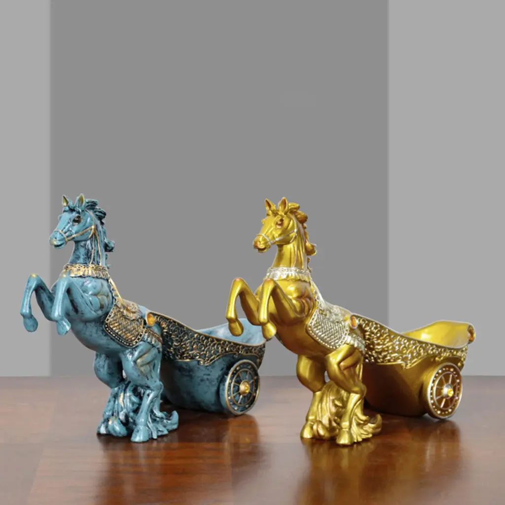 Resin Horse Wine Rack Animal Figurine Free Standing Champagne Holder for Home Cabinet Kitchen Decoration Barware Accessories
