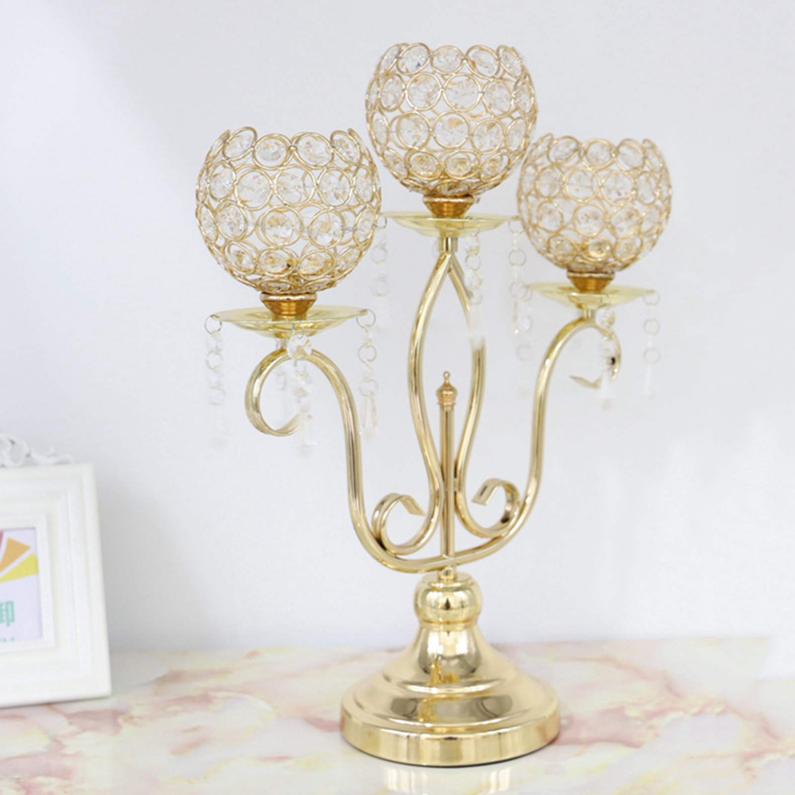 Candle Holder Candelabra Centerpiece Crafts Decoration Candlesticks Holder