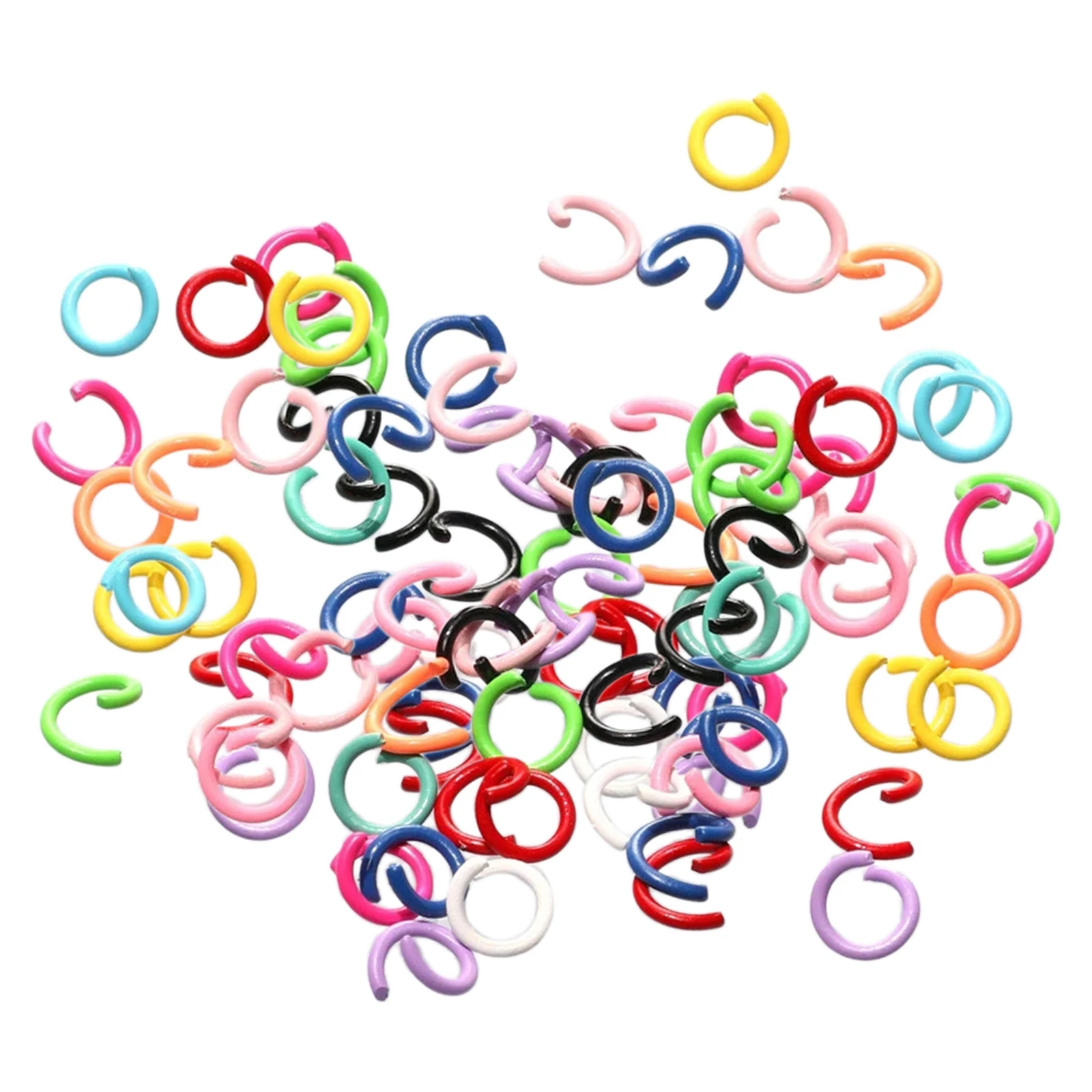 300pcs/lot 1.2x10mm Jump Rings Split Rings Connectors For Diy Jewelry Finding Making Accessories Wholesale Supplies