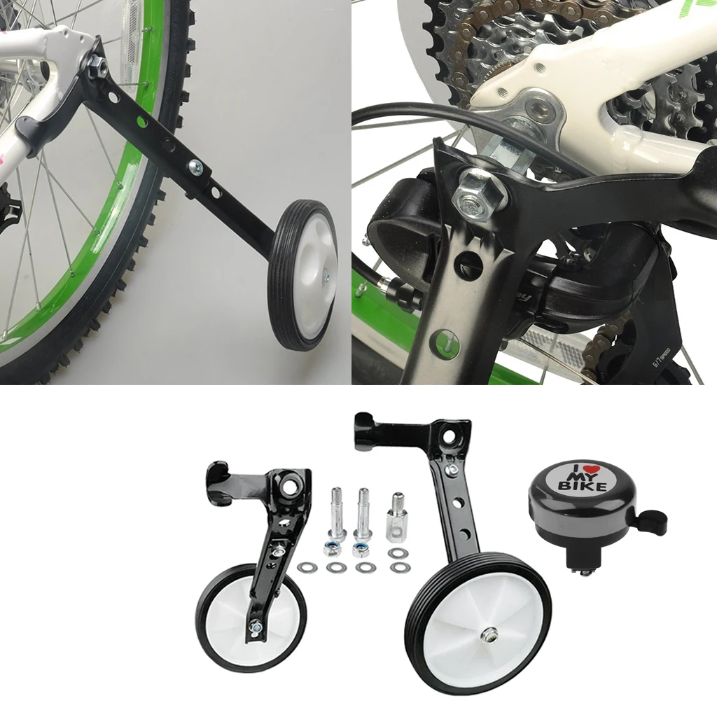Kid`s Bike Rear Stabilizer  Training Wheel 16-24inch Heavy Duty