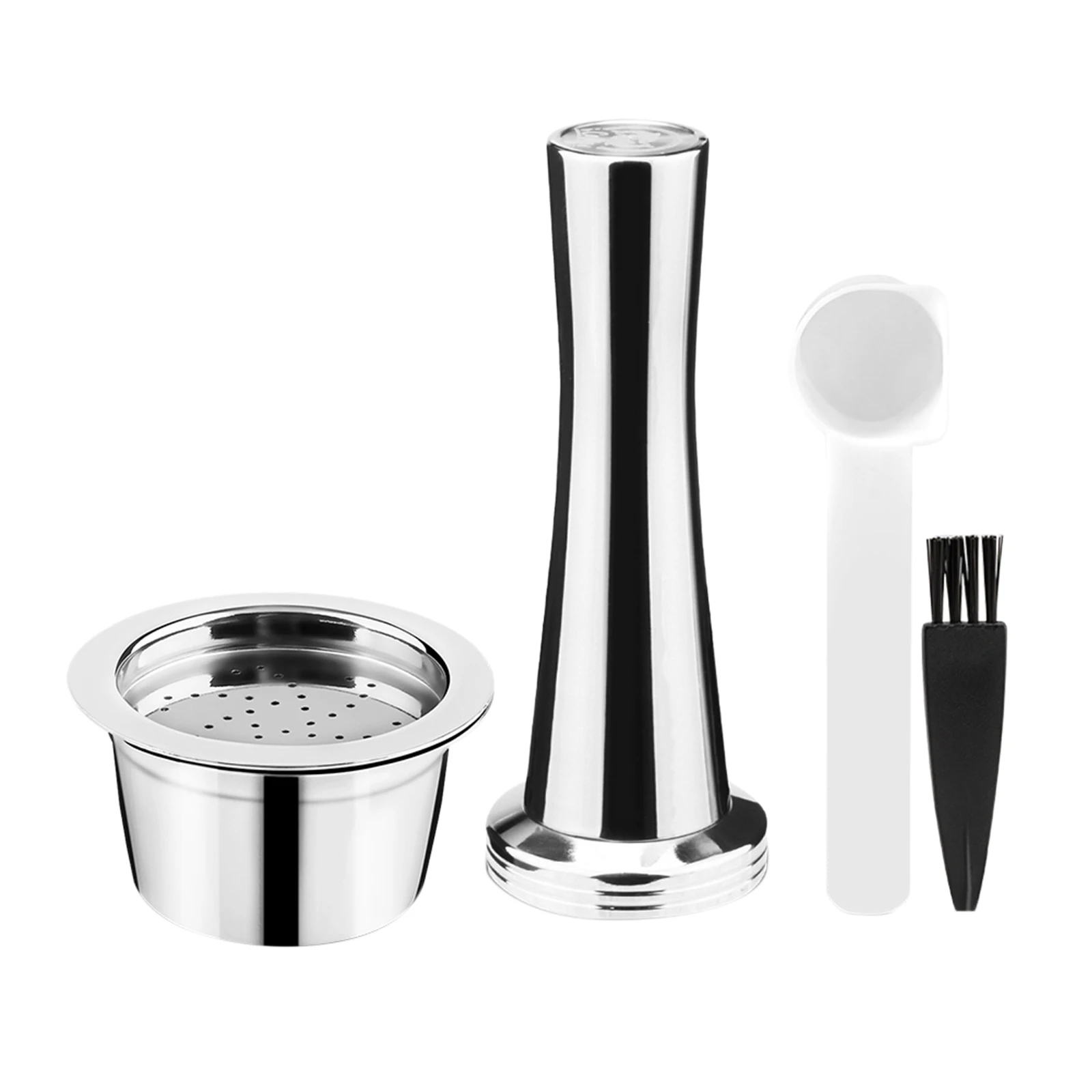 Stainless Steel Coffee Capsule For ALDI Expressi Refillable K-fee Coffee Pod Filters Brush Spoon