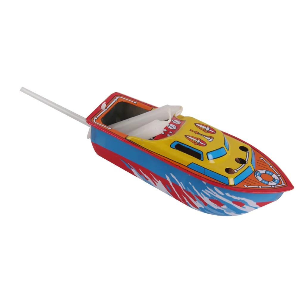 Kids Classic Floating   Candle Powered Boat Toy STEAM BOAT Tin Toy