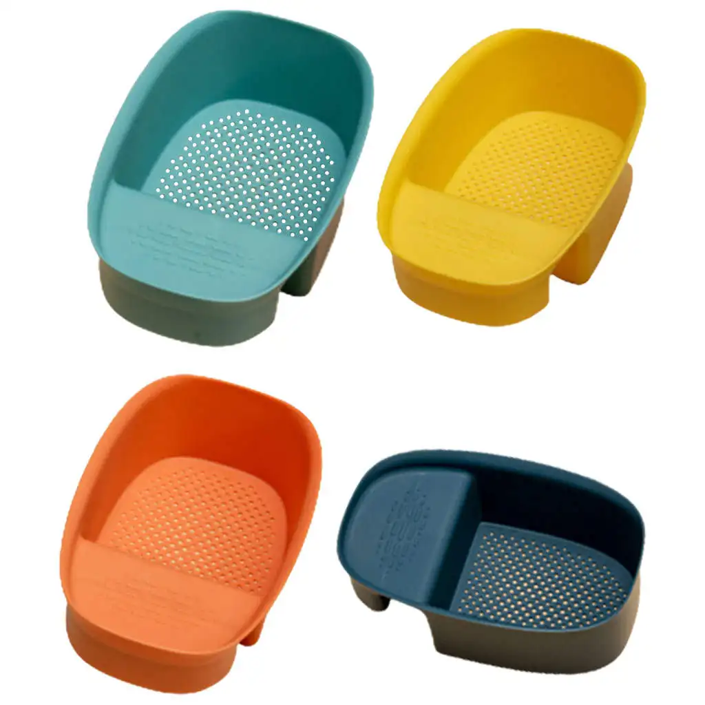 Plastic Sink Strainer Basket Saddle-Shaped Colander for Wash Vegetables Fruits Pasta