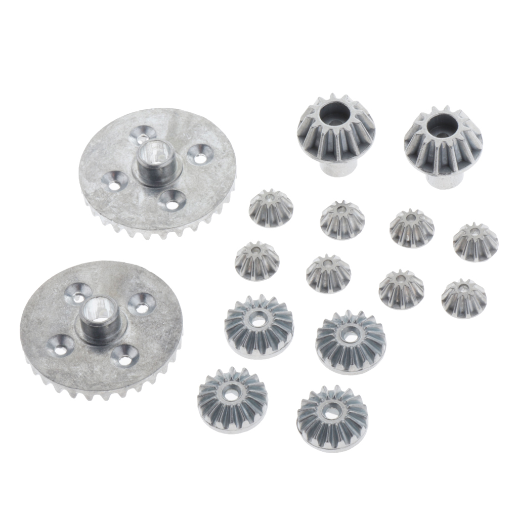 16Pcs 1:14 Model Differential Gears Planetary Gears Accs Kit for 144001