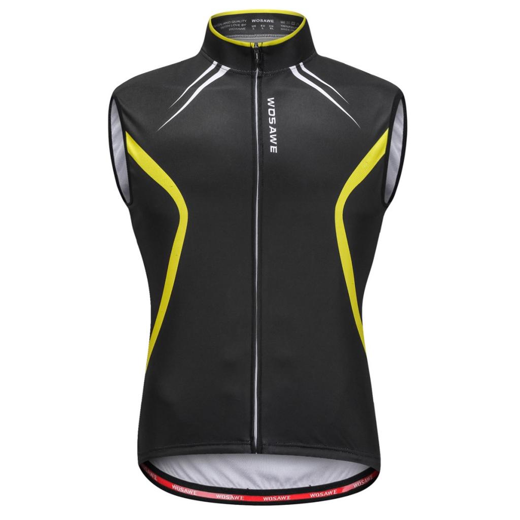 Unisex Windproof Vest Breathable Reflective Cycling MTB Bike Vest Sleeveless