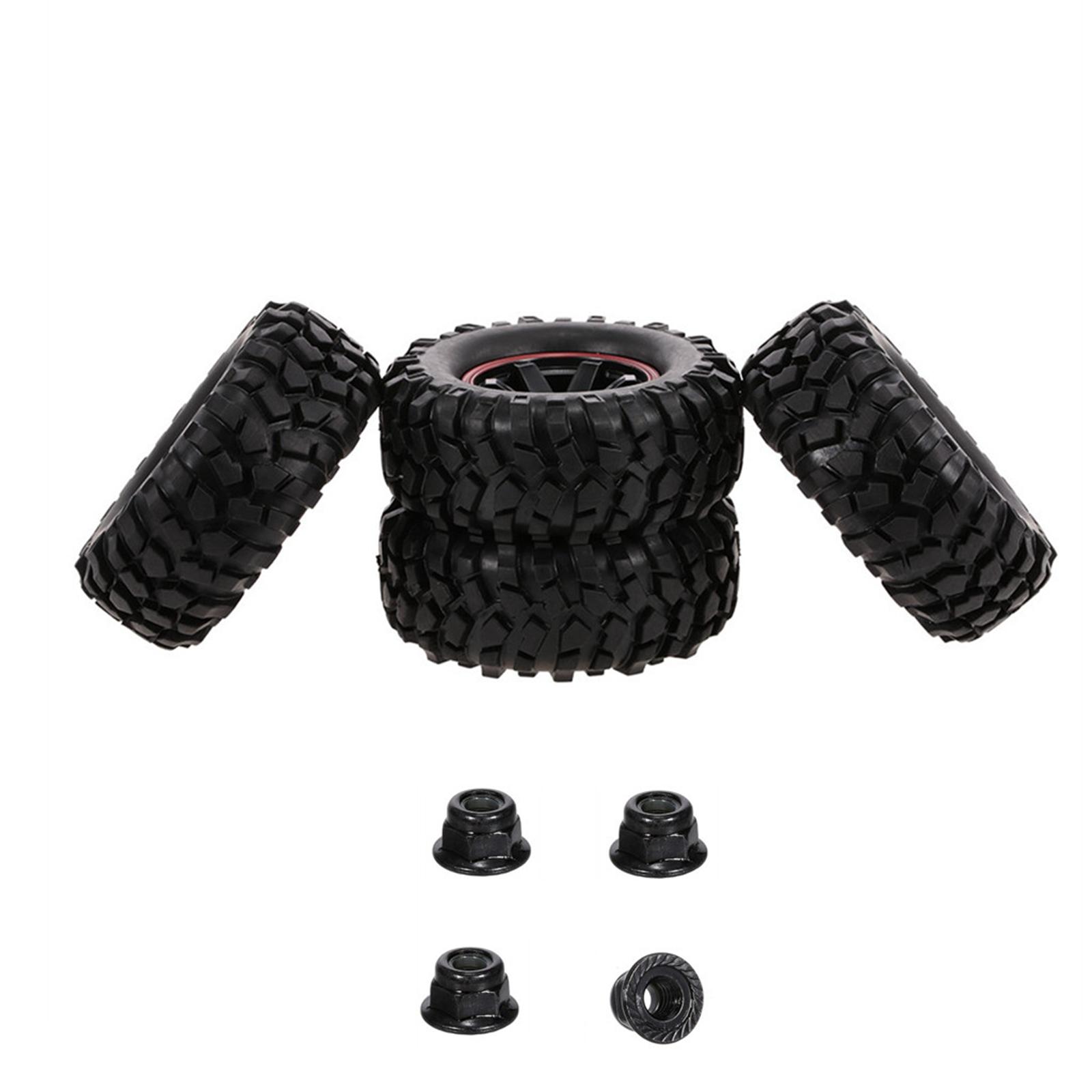 1/10 1.9 Rubber Tyres Tires Super Soft for RC Climbing Rock Crawler Car Tire and Wheel Parts