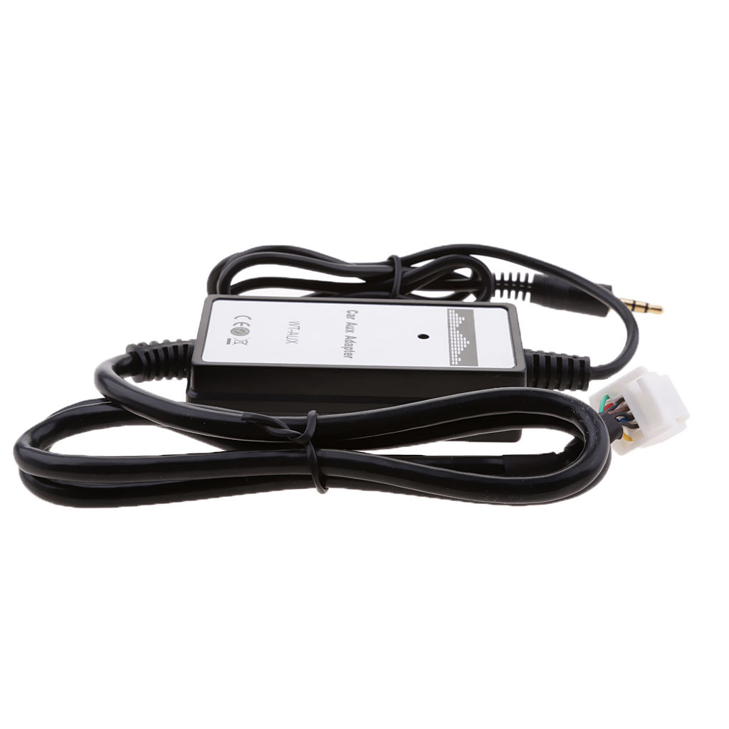 dolity  Car CD Charger MP3 Player Radio Interface AUX in 6Pin+6Pin Adapter For Toyota 4Runner Camry Celica Corolla