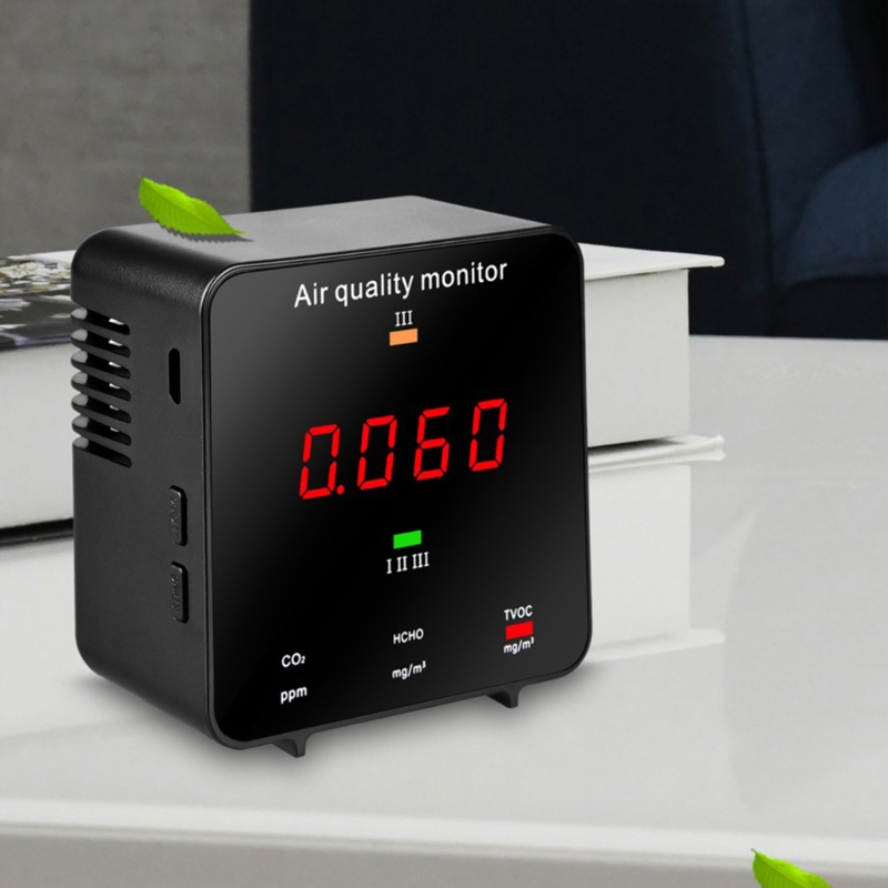 Verificador portátil da qualidade do ar co2,