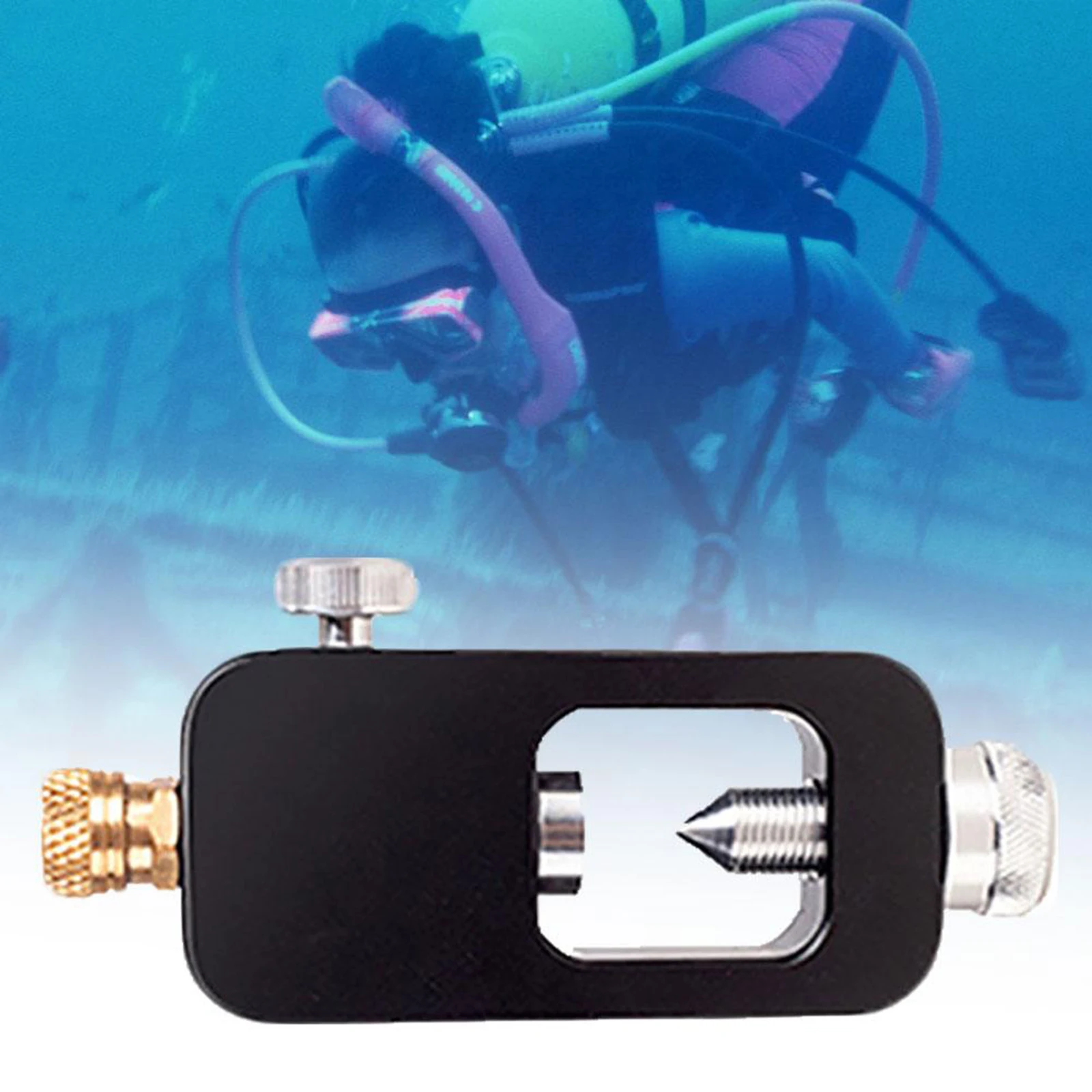 Underwater Diving Scuba Converter Lightweight Air Tank Regulator Adapter Universal Fit