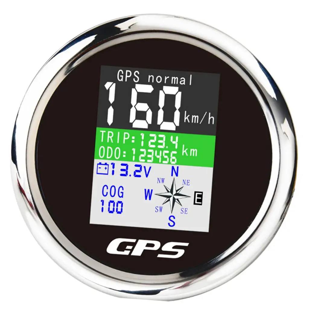 Waterproof Digital GPS Speedometer Odometer for Auto, Marine, Truck with Backlight