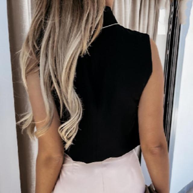 Biurowa bluzka dla pań kamizelka moda elegancka jednokolorowa bez ramiączek Pad stojak kołnierz bluzka koszula Streetwear bluzki do pracy tanie i dobre opinie CN (pochodzenie) POLIESTER COTTON NONE REGULAR Dla osób w wieku 18-35 lat tops BEZRĘKAWNIKI Sukno T-shirt WOMEN Na co dzień Biurowa bluzka dla pań kamizelka moda elegancka jednokolorowa bez ramiączek Pad stojak kołnierz bluzka koszula Streetwear bluzki do pracy tanie i dobre opinie CN (pochodzenie) POLIESTER COTTON NONE REGULAR Dla osób w wieku 18-35 lat tops BEZRĘKAWNIKI Sukno T-shirt WOMEN Na co dzień