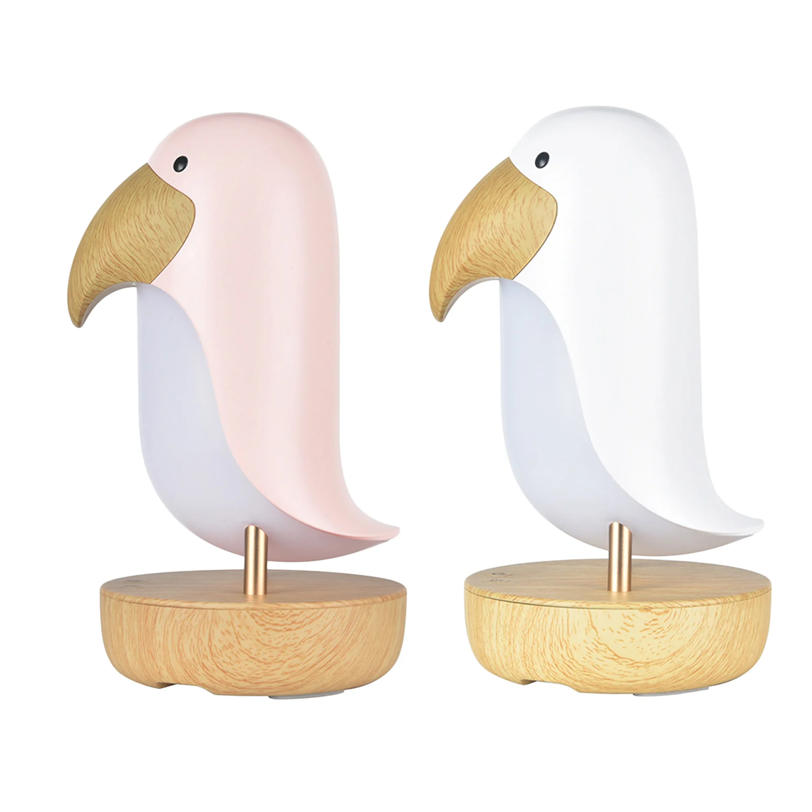 Bird Night Light for Kids USB Dimmable Desk Lamp Children Bedroom Nursery Baby Nightlight Atmosphere Light