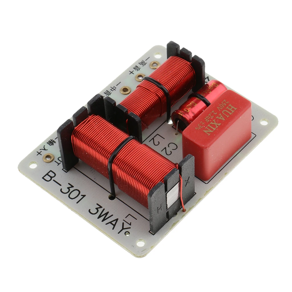 B-301 180W Speaker Audio Frequency Divider 3 Way Crossover Filters Board