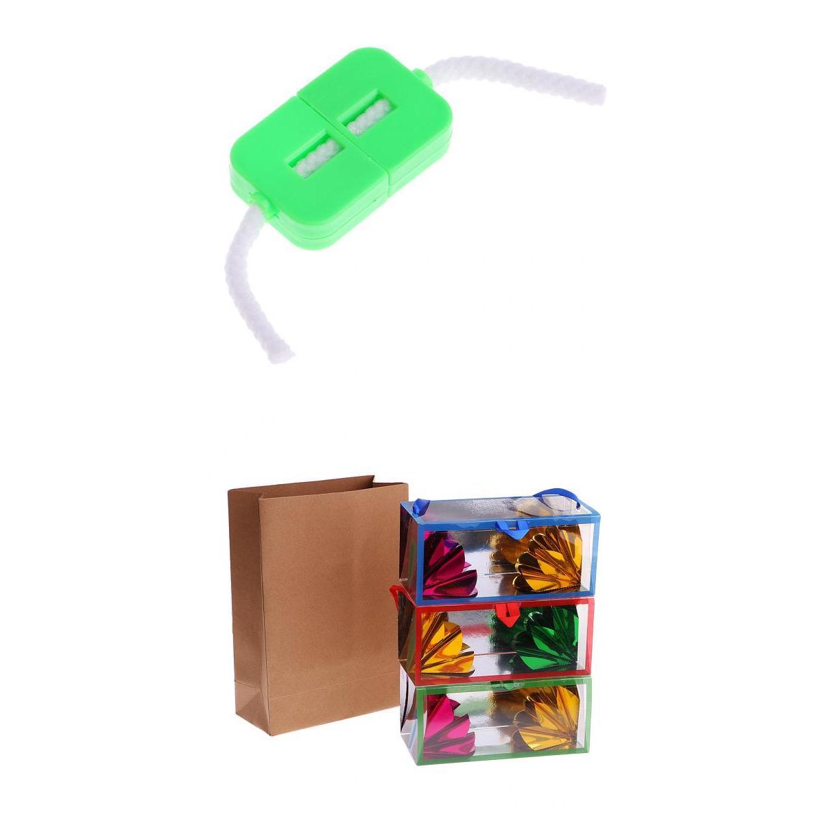 Magic Tricks Fun Broken Rope &&Appearing Flower Box Magician Supplies