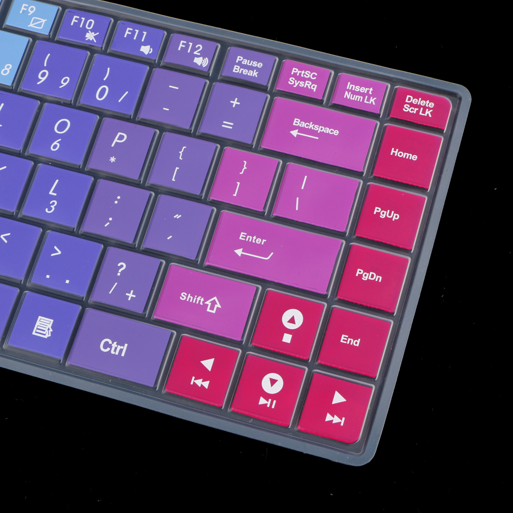 Waterproof Silicone Keyboard Protector SKin Cover for ASUS K40 P80 P81 Color