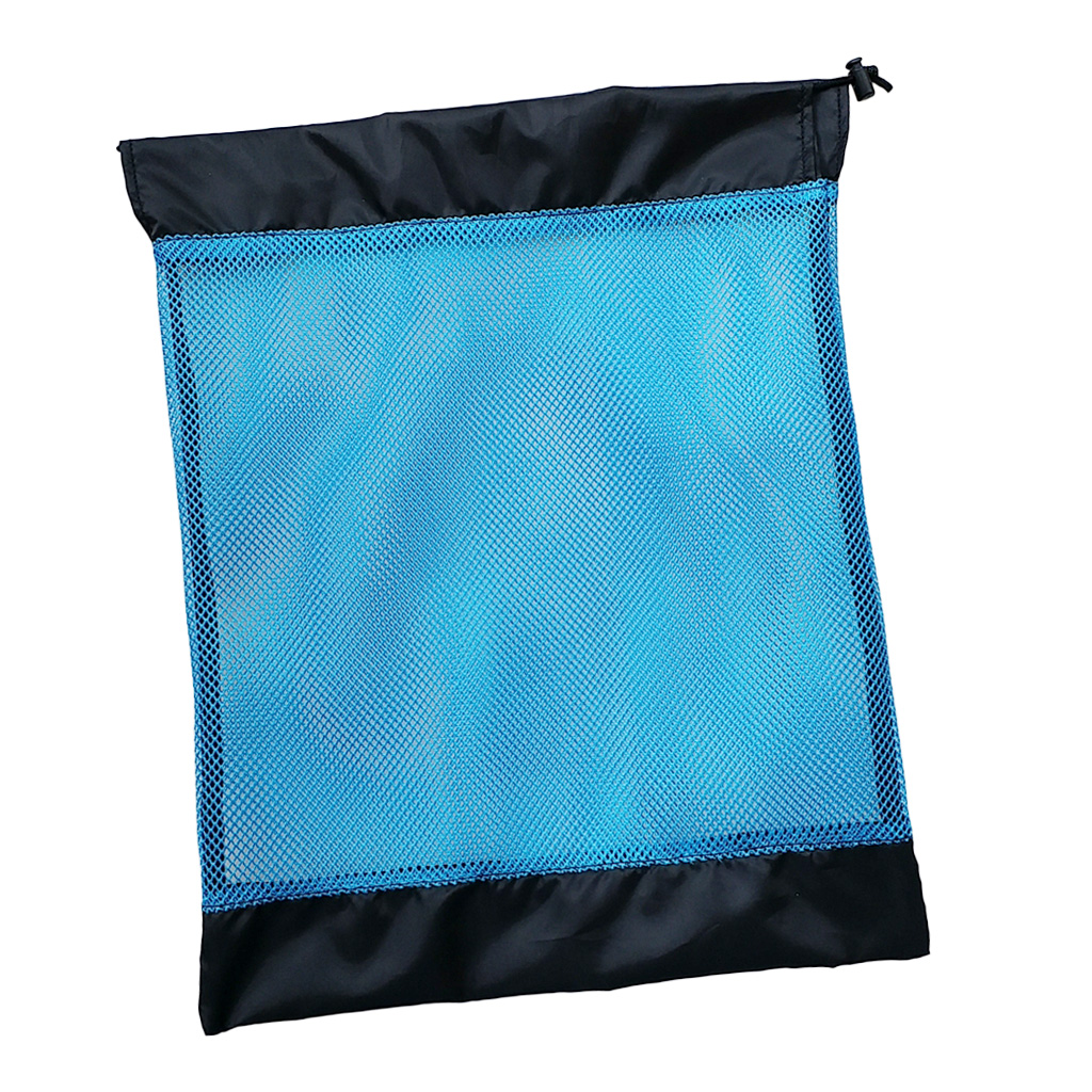 Compact Mesh Drawstring Bag for SCUBA Diving Snorkeling Gear Swim   Mask