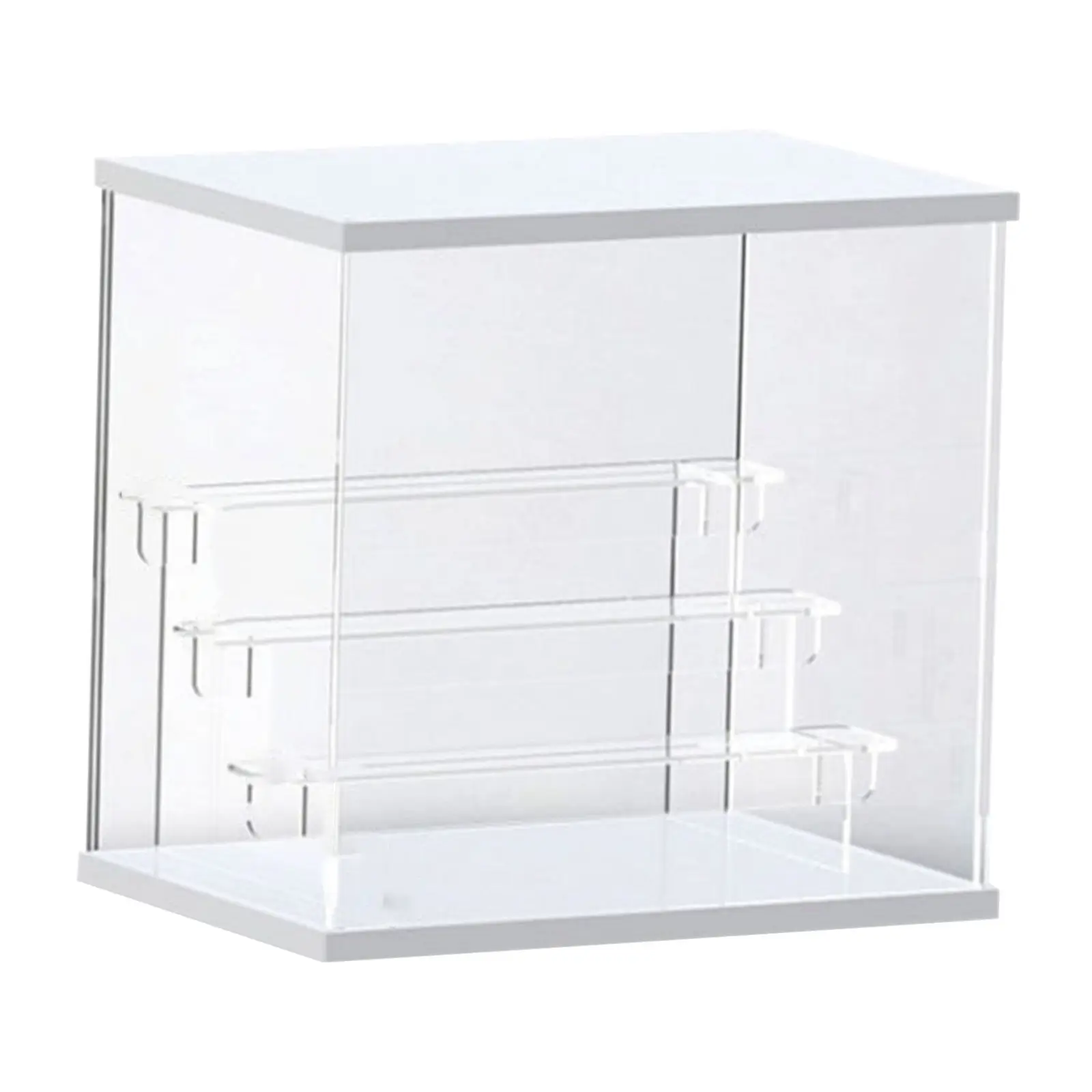 Acrylic Display Case, Clear Showcase Storage Organizer for, Display Cabinet Dustproof for Figure Toy Skirt Stone