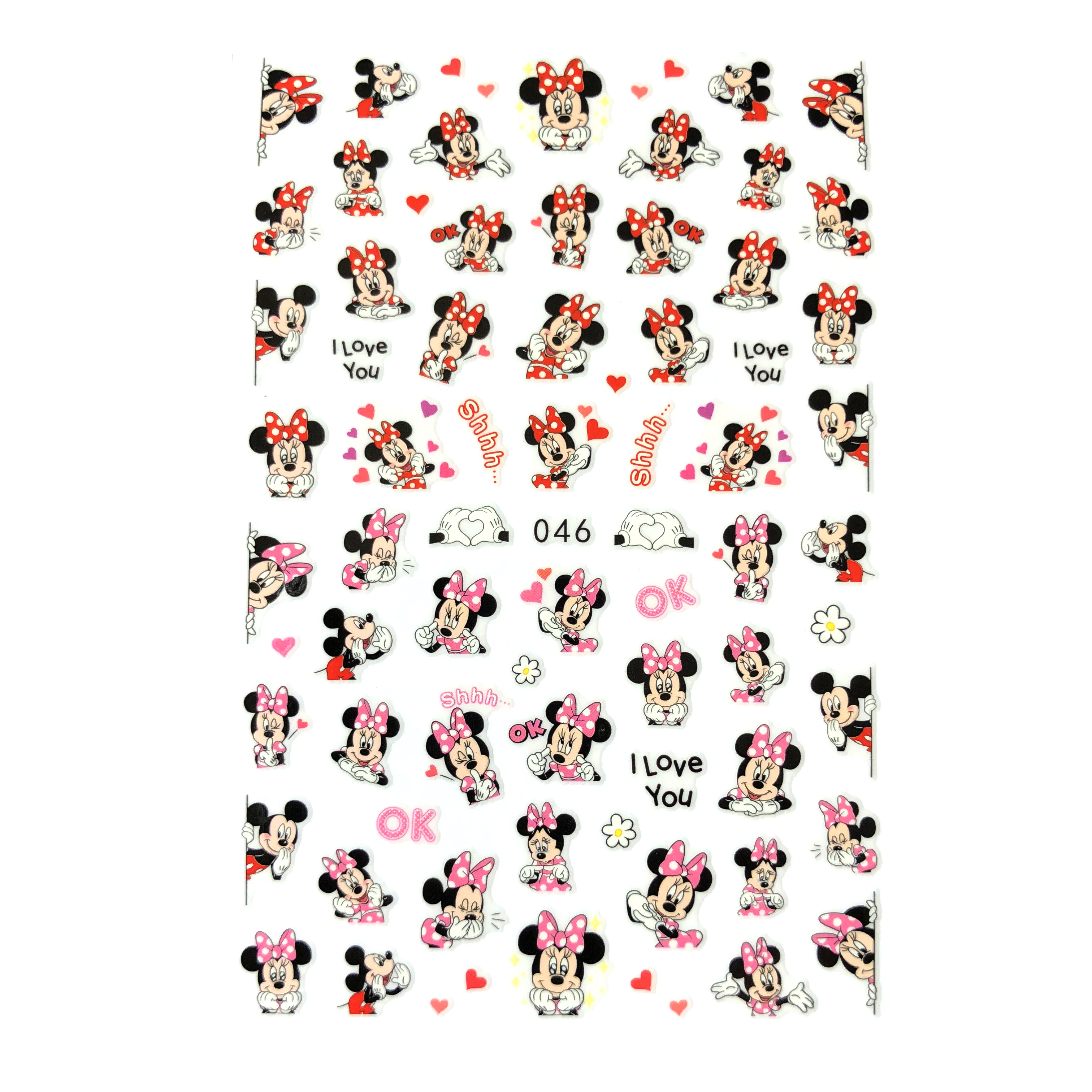 Best of 1PCS Disney CartoonStickers For Nails Collection Nail Sticker Mickey Mouse Donald Duck Lion King Mermaid Stitch Nail Slider Reviews & Tips - Image 4