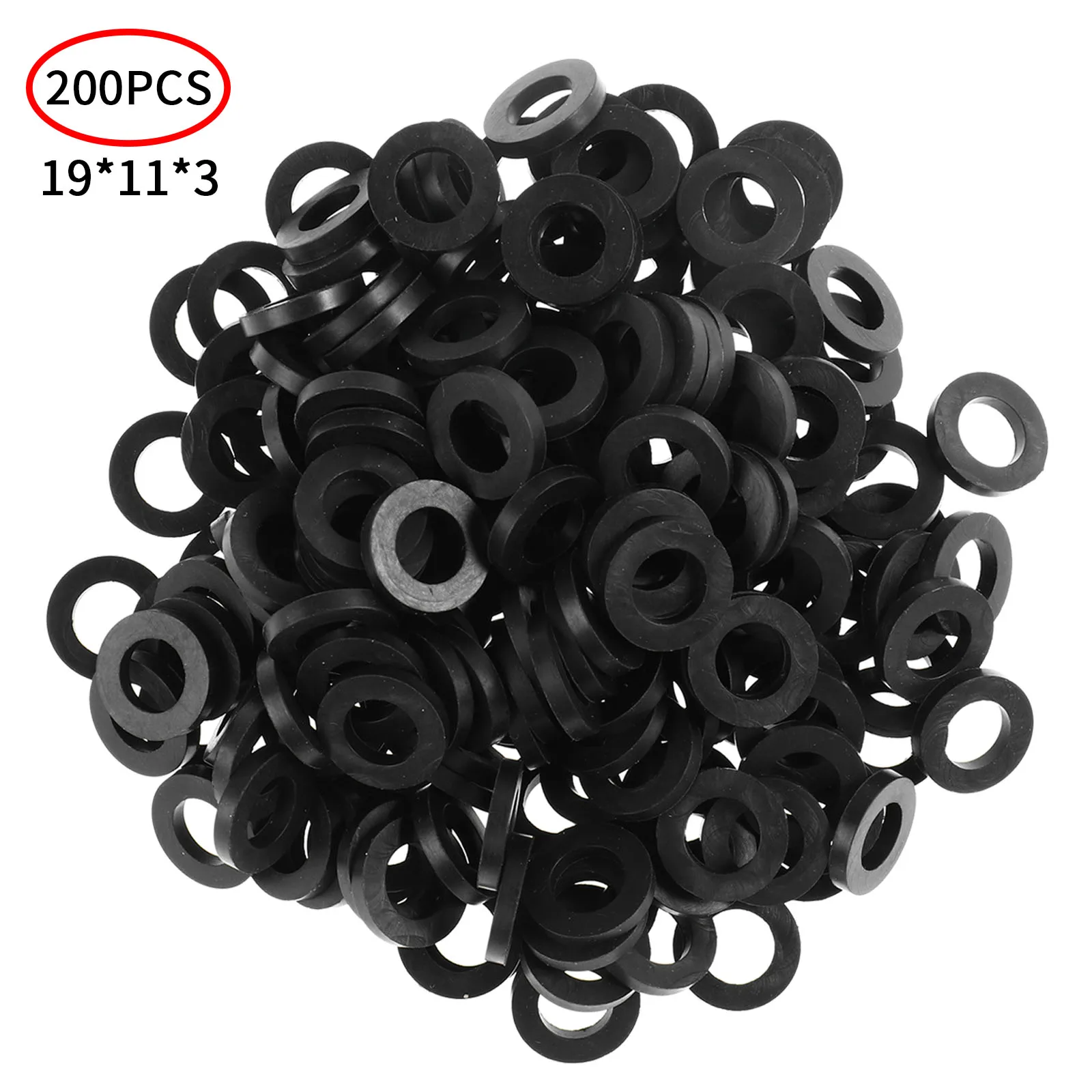 200Pcs Garden Hose Washers Rubber O Ring Washers Seals Gaskets for Water Faucet 
