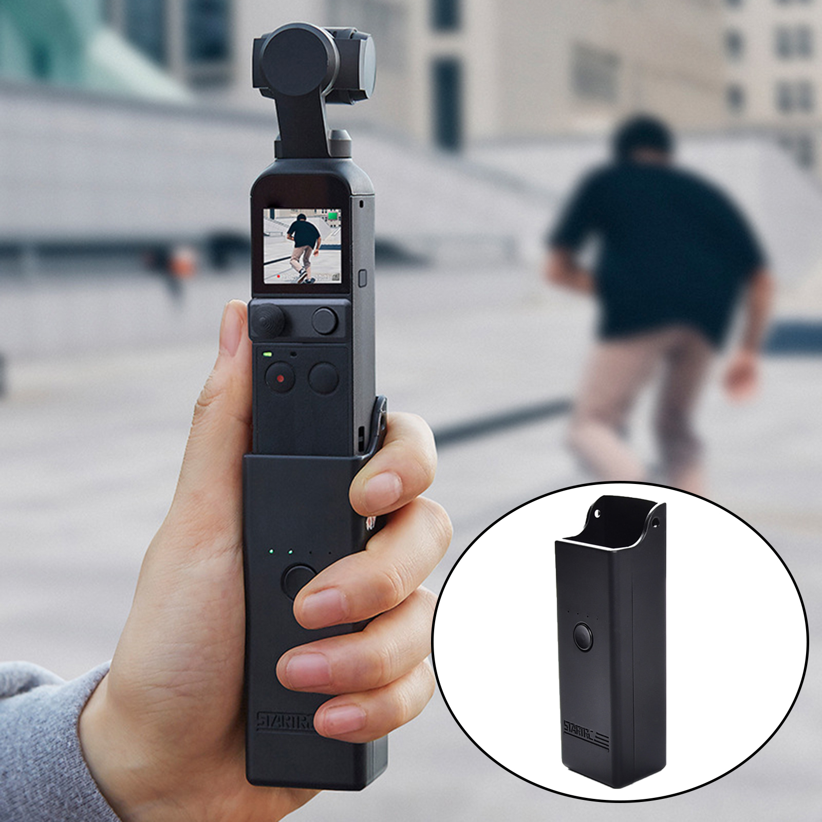 High Capacity Portable Handheld Power Bank Charging Case for DJI Pocket 2 Camera 3200mAh Accessories USB Wireless