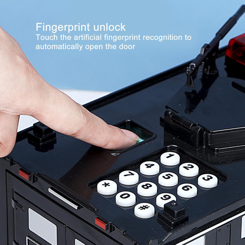 Generic Car Cartoon Piggy Bank Toys Smart Music Pword Banknote Car Coin