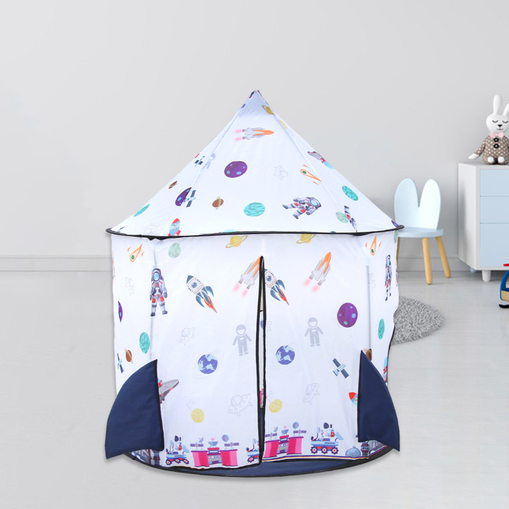 Play Tent Indoor/Outdoor Kids Astronaut Space Playhouse for Ball Pit Balls