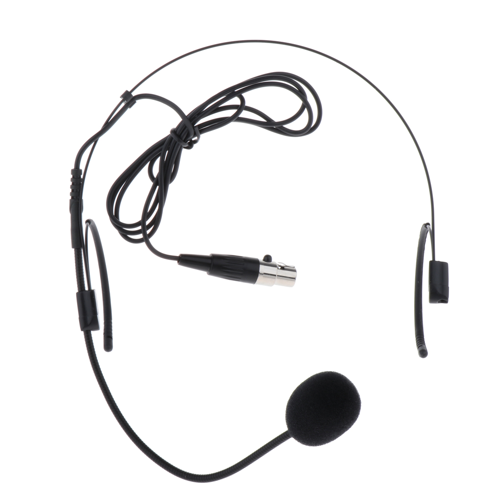 Earhook Headworn Microphone 3.5mm XLR Wired 4pin For Wireless Mic System