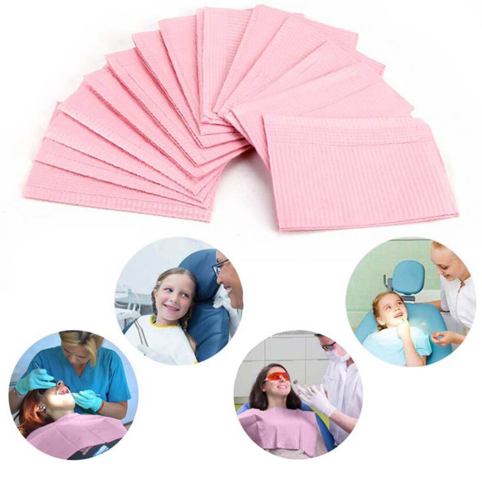 Pink Absorbent Tattoo Disposable Tattoo Cloth Towel Cleaning Pad Waterproof Paper Tablecloth Pad Tattoo Accessories