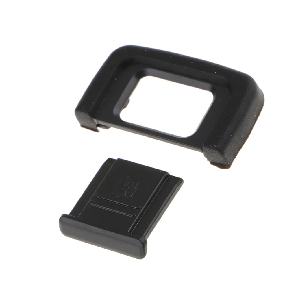 1 Piece Viewfinder Eyecup Eyepiece with Hot Shoe Cover for Nikon D3400/D5600