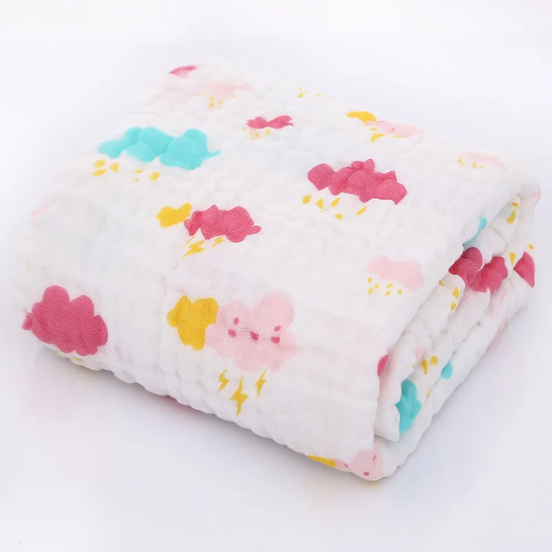 baby styling pillow 6 Layers Bamboo Cotton Infant Kids Swaddle Wrap Blanket Sleeping Warm Quilt Bed Cover Muslin Baby Blanket   Baby Stuff best Bedding