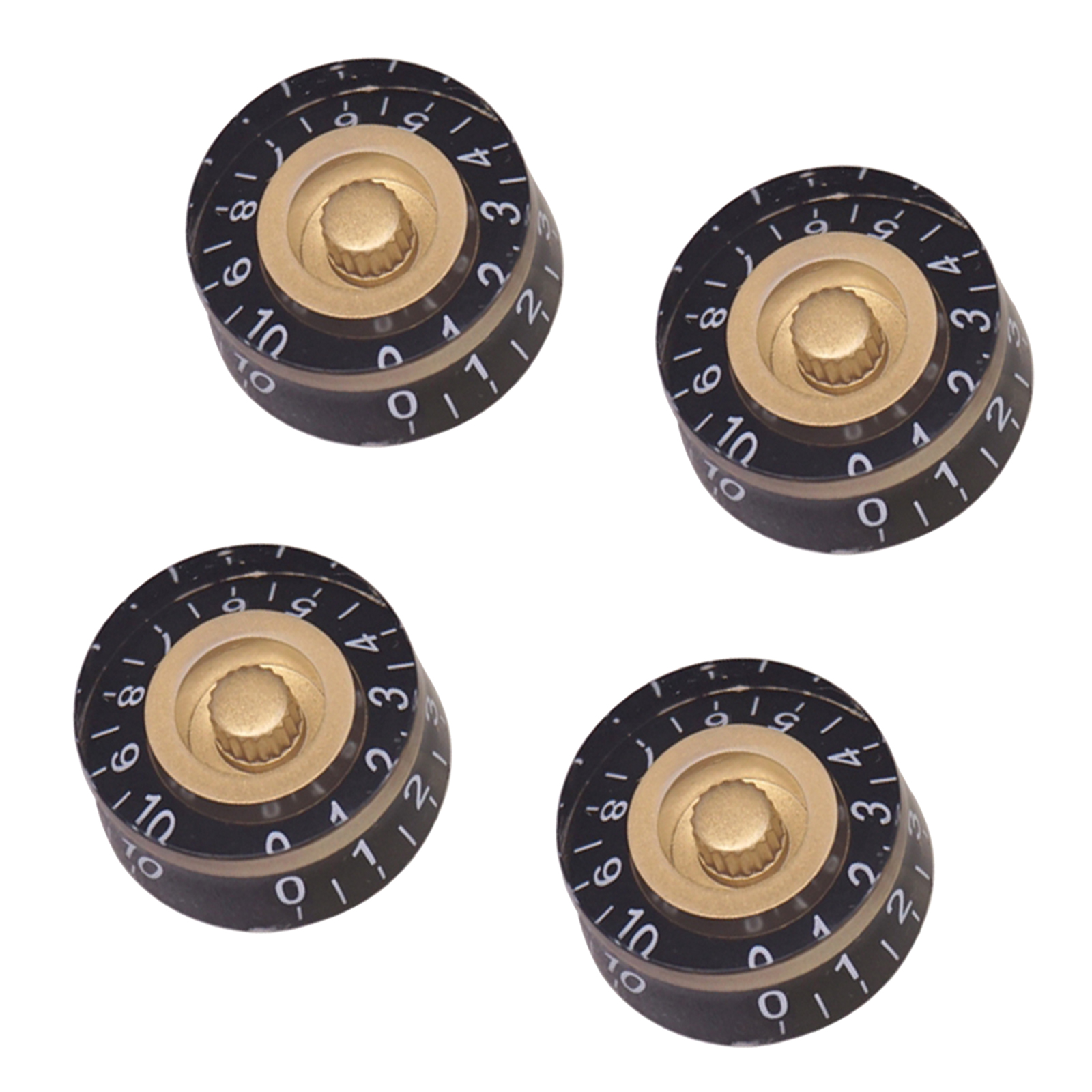Set of 4 Plastic Guitar Speed Control Knob Replace for  Broken Parts Accs