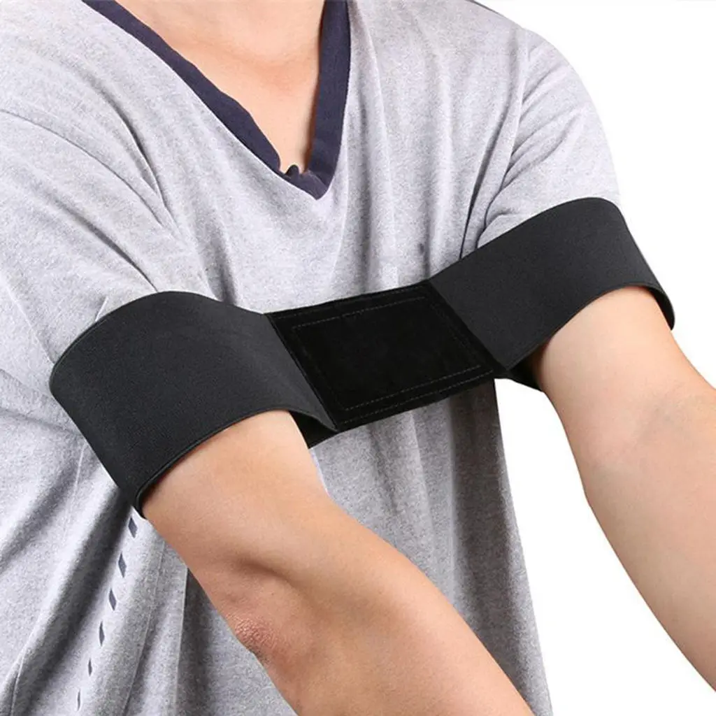 Professional Elastic Golf Swing Trainer Arm Band Belt Gesture Alignment Training Aid for Beginner Practicing Guide