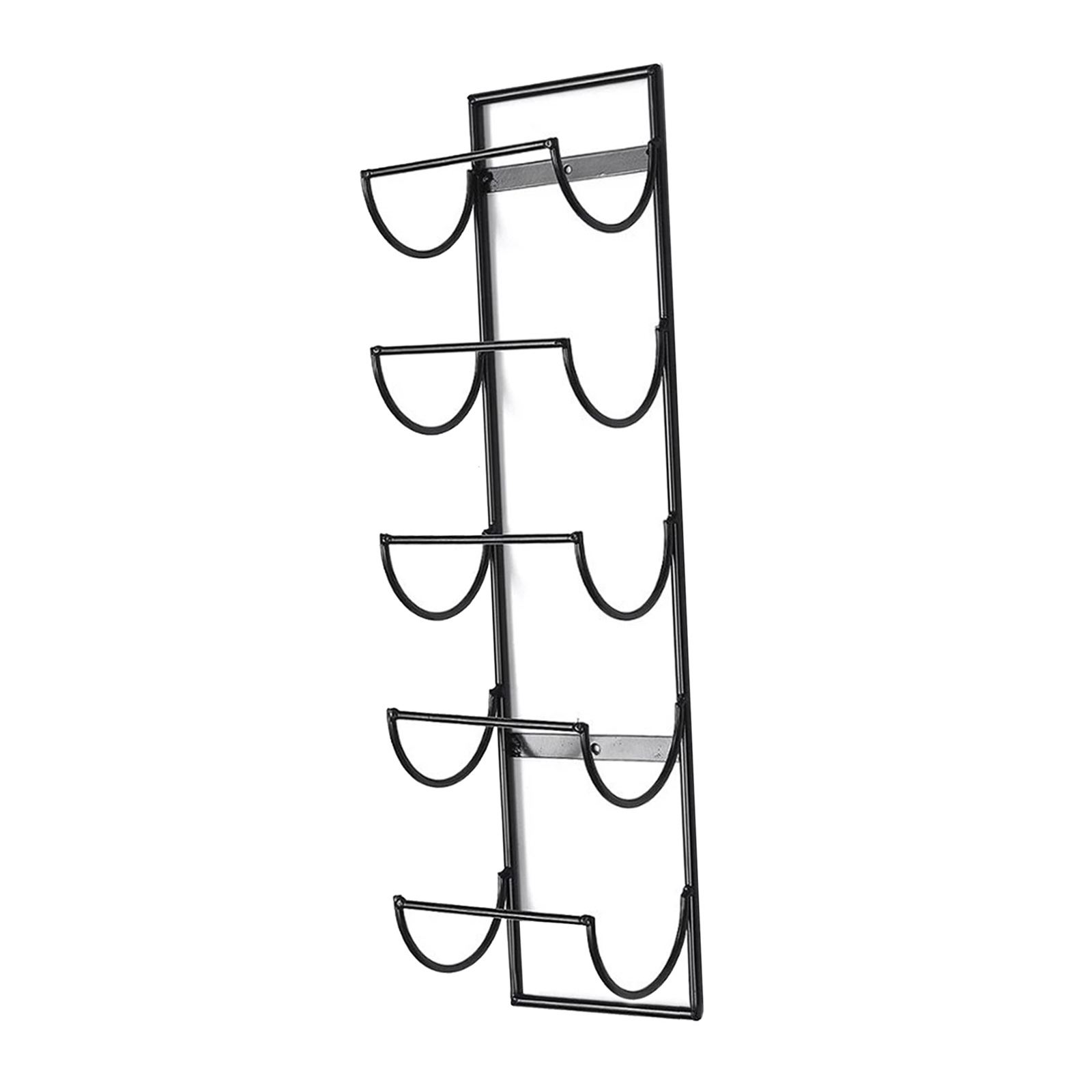 5 Bottle Metal Wall Mounted Wine Holder Wine Rack Towlel Storage Holder Shelf Bar Kitchen Rack Bottle Display Stand
