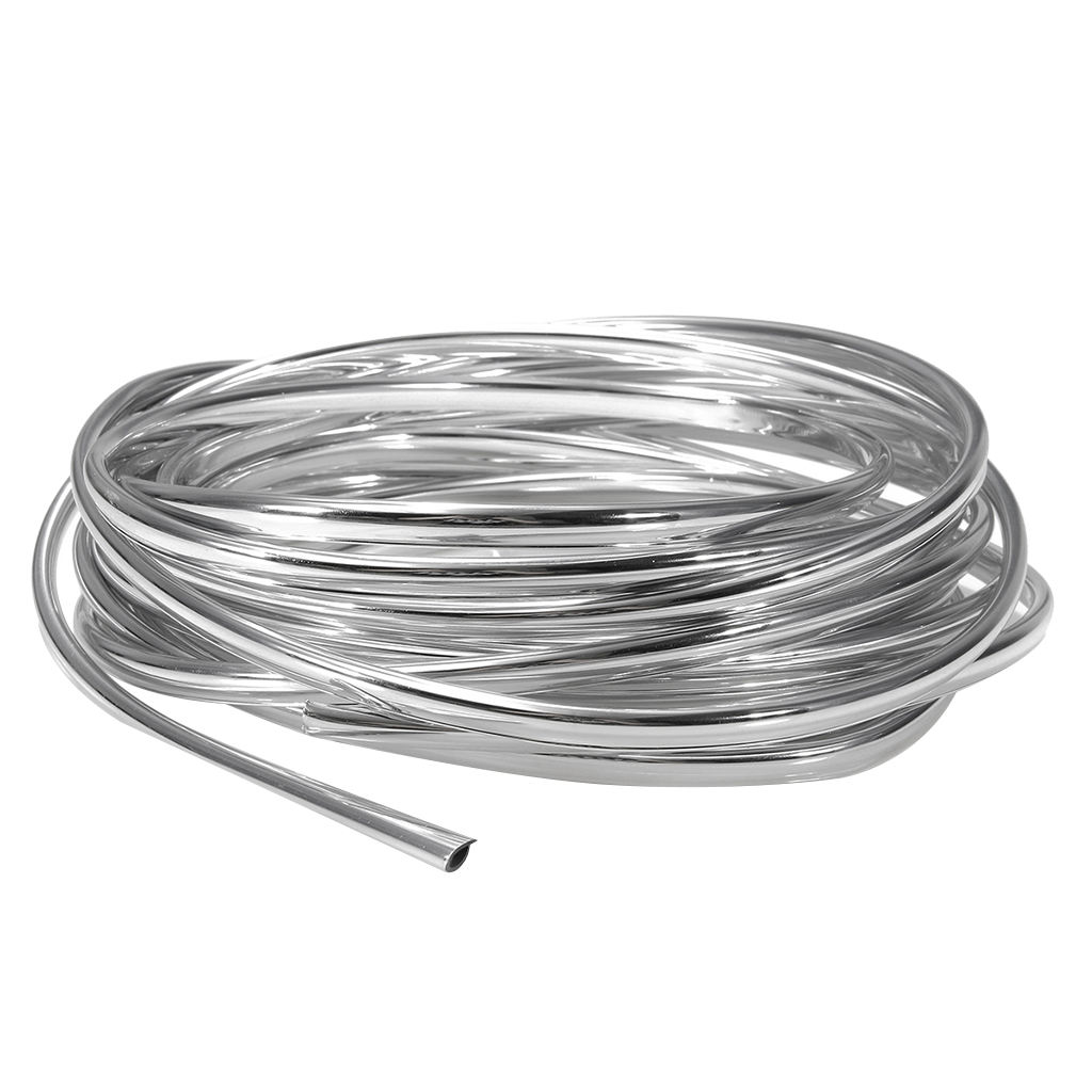 6M Car Door Rubber Trim Seal Door Edge Guards Weatherstrip for Car Silver