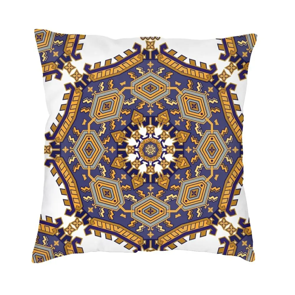cushion cover talavera tile Spain Mexico cheap decorative pillow case US Seller 