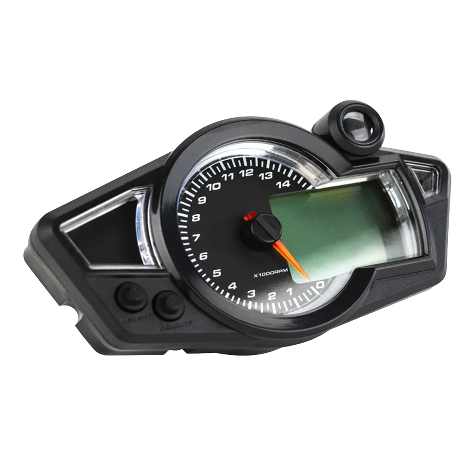 Motorcycle LCD Speedometer Gauge Universal Multi-Colors LCD Display Black Speed Gauge for Motorbike Moto Parts Dashboard