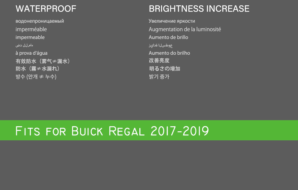 AKD Head Lamp for Opel Buick Regal LED Headlight 2016-2019 Headlights Regal DRL Turn Signal High Beam Angel Eye Projector Lens