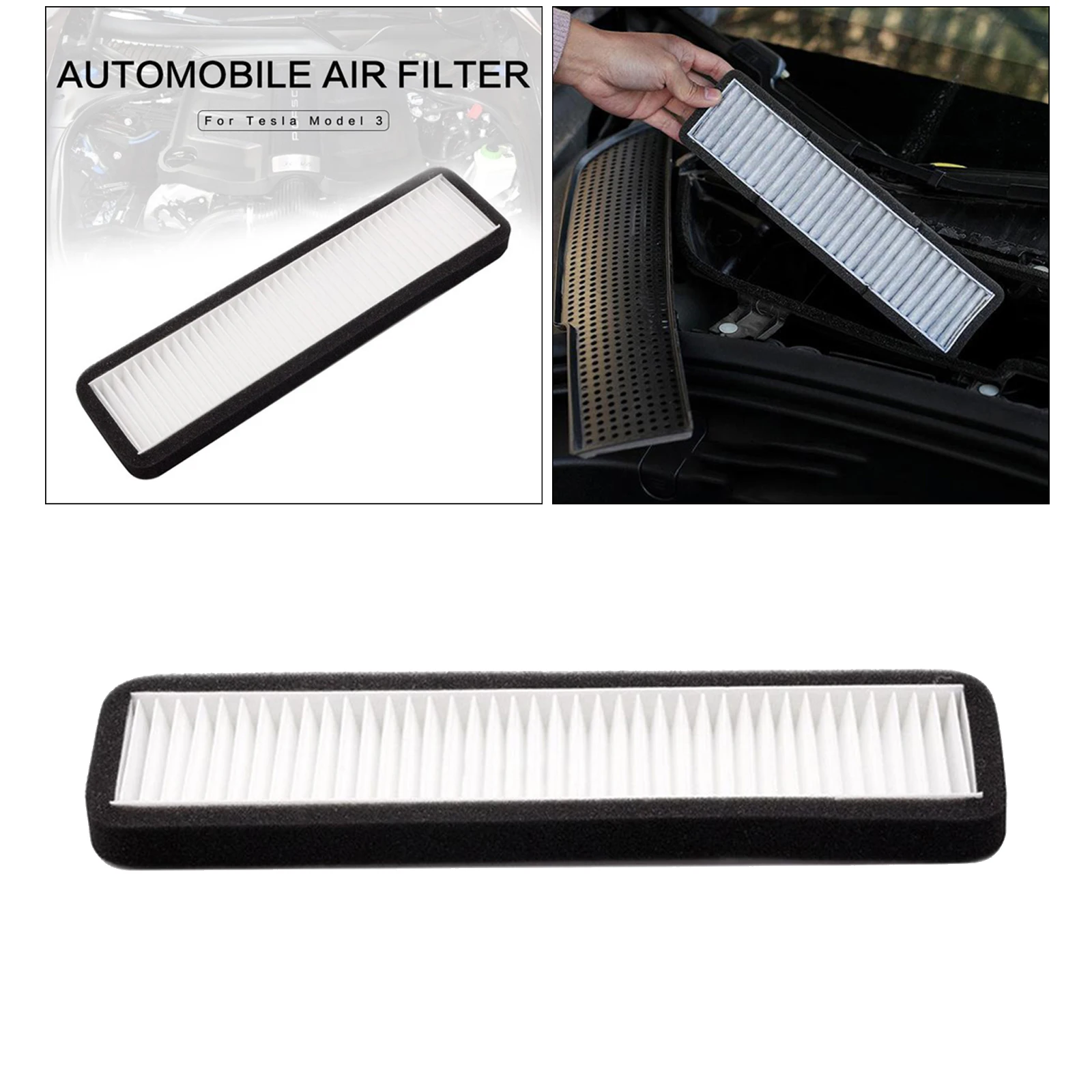 Air Conditioning Filter Replacement Effective Blocking PM2.5 For Tesla Model 3 Accessories