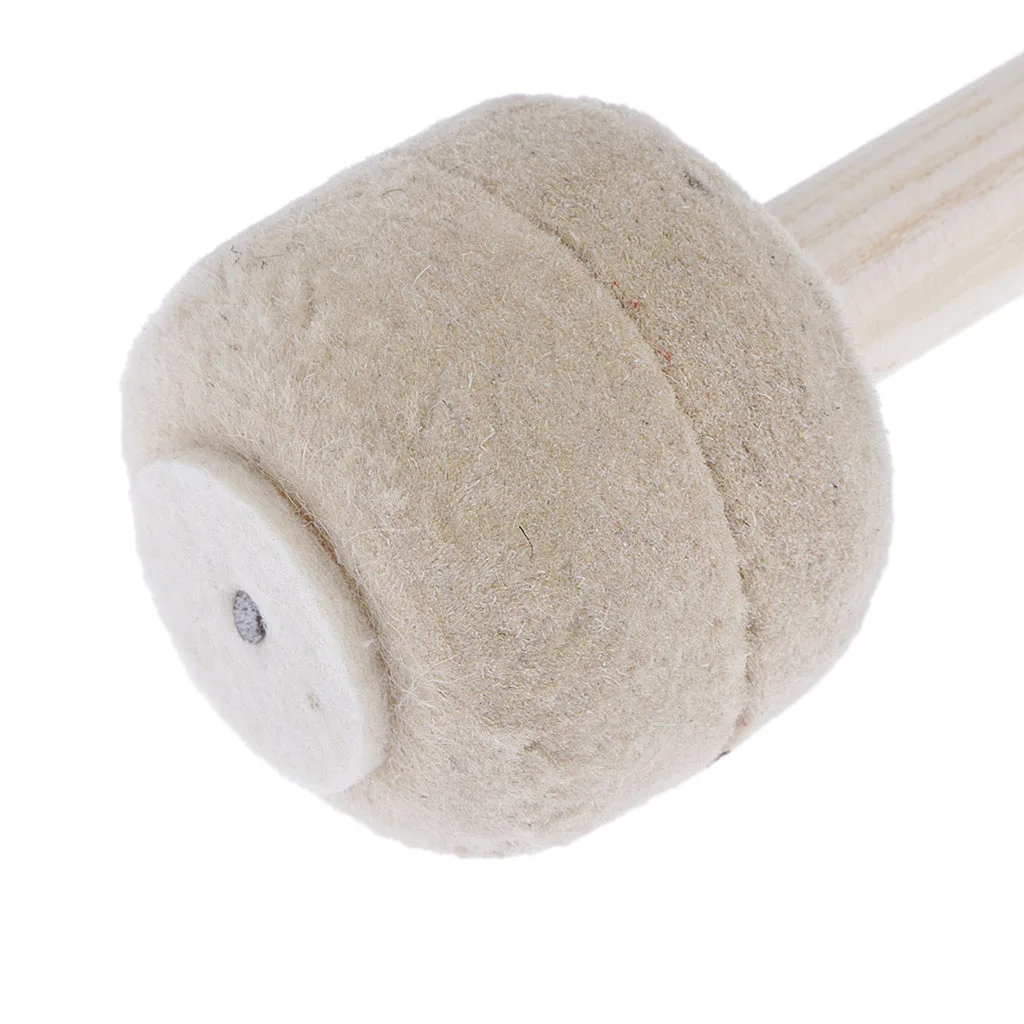 Drum Sticks Made of Wool Felt Anti-slip Sticks for Bass Drums