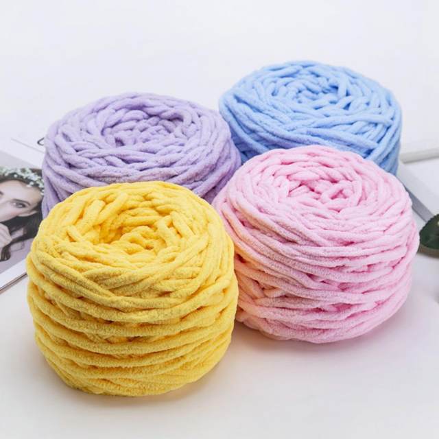 Polyester Clothing Accessories  Yarn Crocheting Blankets - 1 100g 6m  Handmade Yarn - Aliexpress