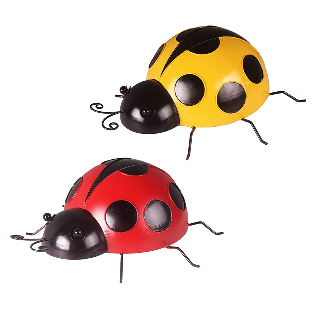 2Pcs Bee  Garden Lawn Miniature Figurine Decoration Ornament Tree Top Decorations DIY Craft