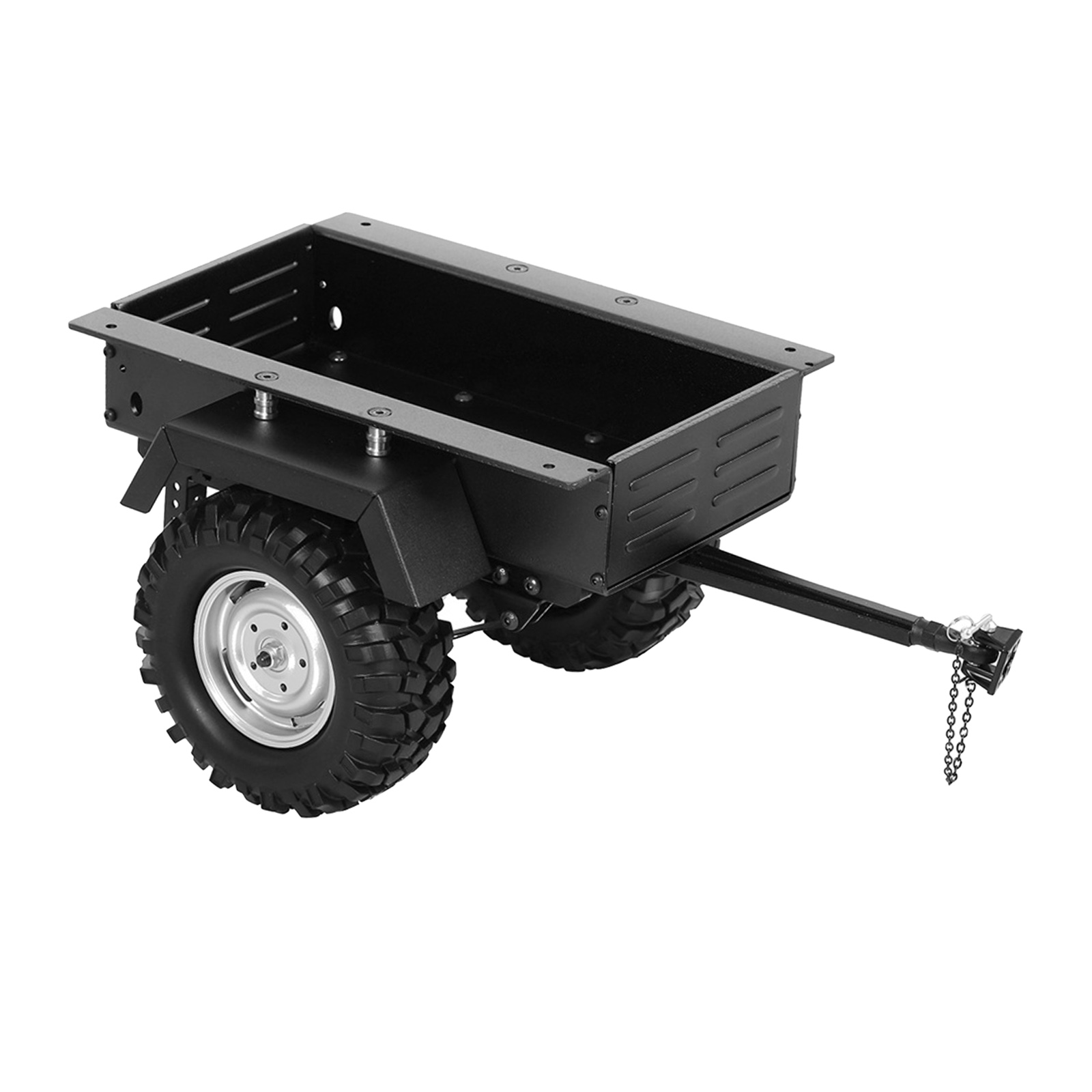 1:10 RC Trailer Parts Simulation Realistic Replacement Metal Trail Car Tipping Trailer for Traxxas HSP Hobby Model