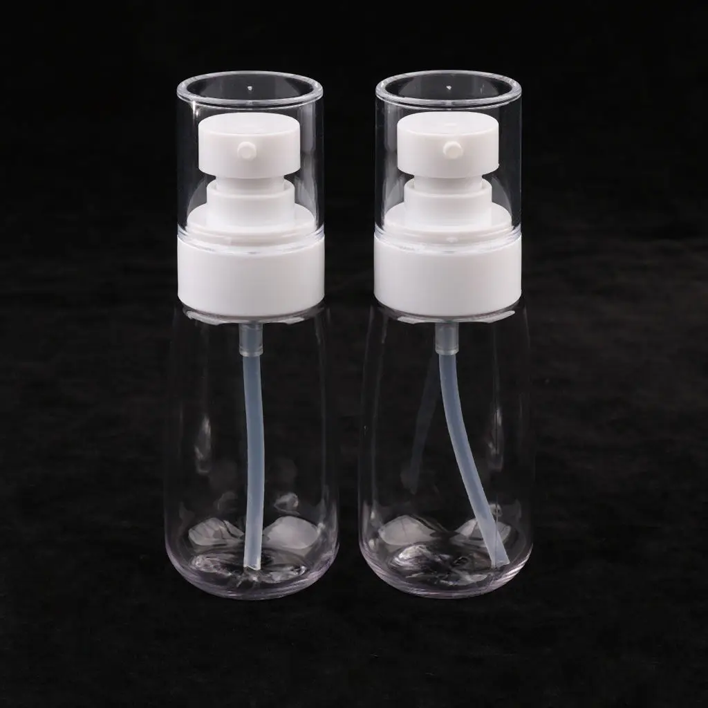 2 Pieces 60ml Essential Oils Bottle Sample Vials, Good for Cosmetic Cream Lotion Fragrance Perfect for Travel Home Work