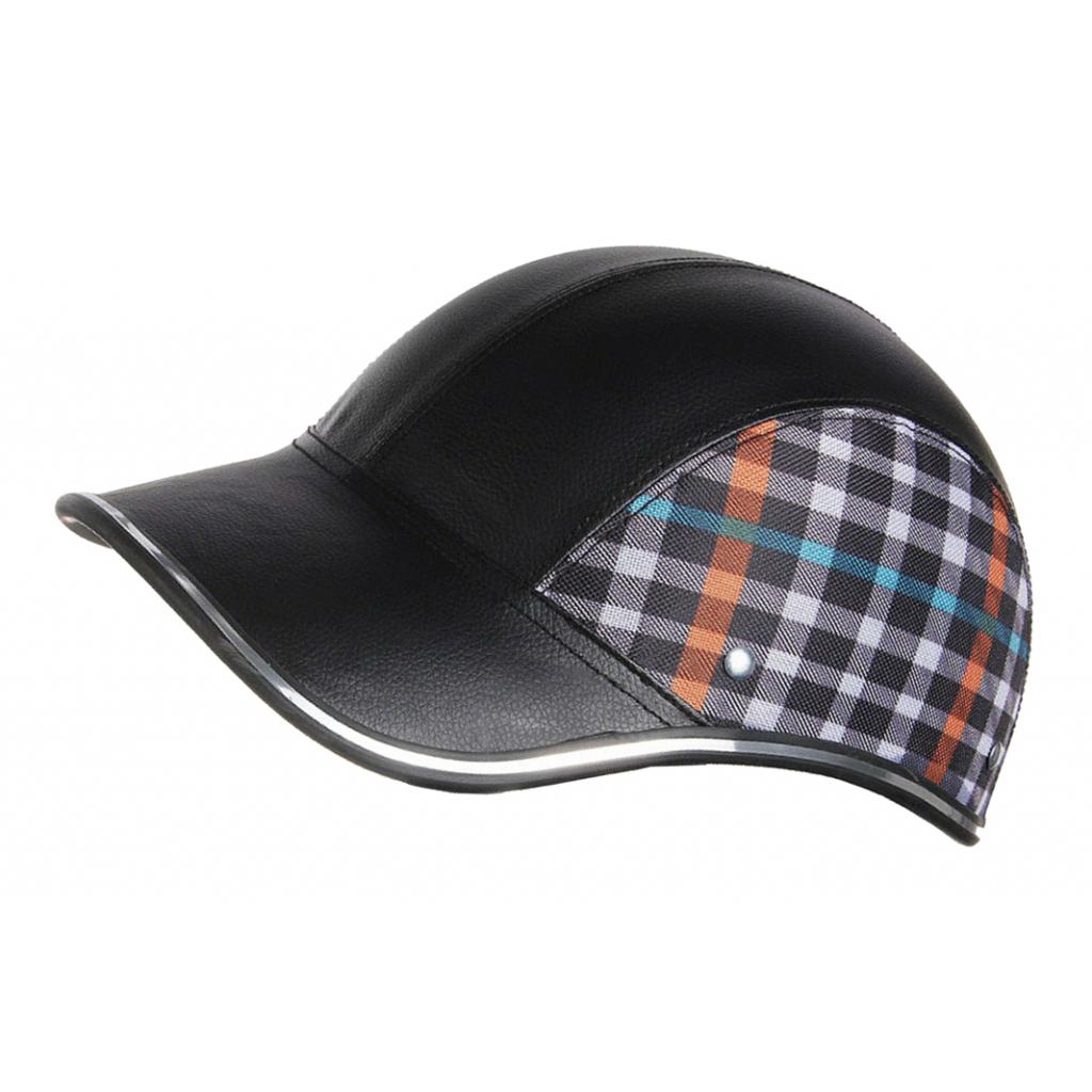 New German Style Bicycle Helmet Motorcycle Half Helmet Open Face DOT for Cruiser Chopper  PU Leather Cycling Caps