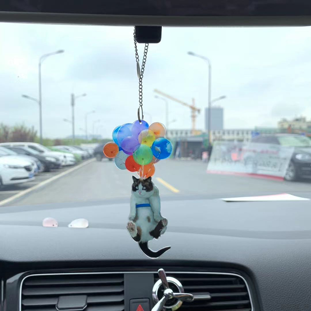 Cute Rear View Mirror Pendant, Cellphone Wreath Handbag Hanging Ornament Accessories, Gifts for Friend, Family