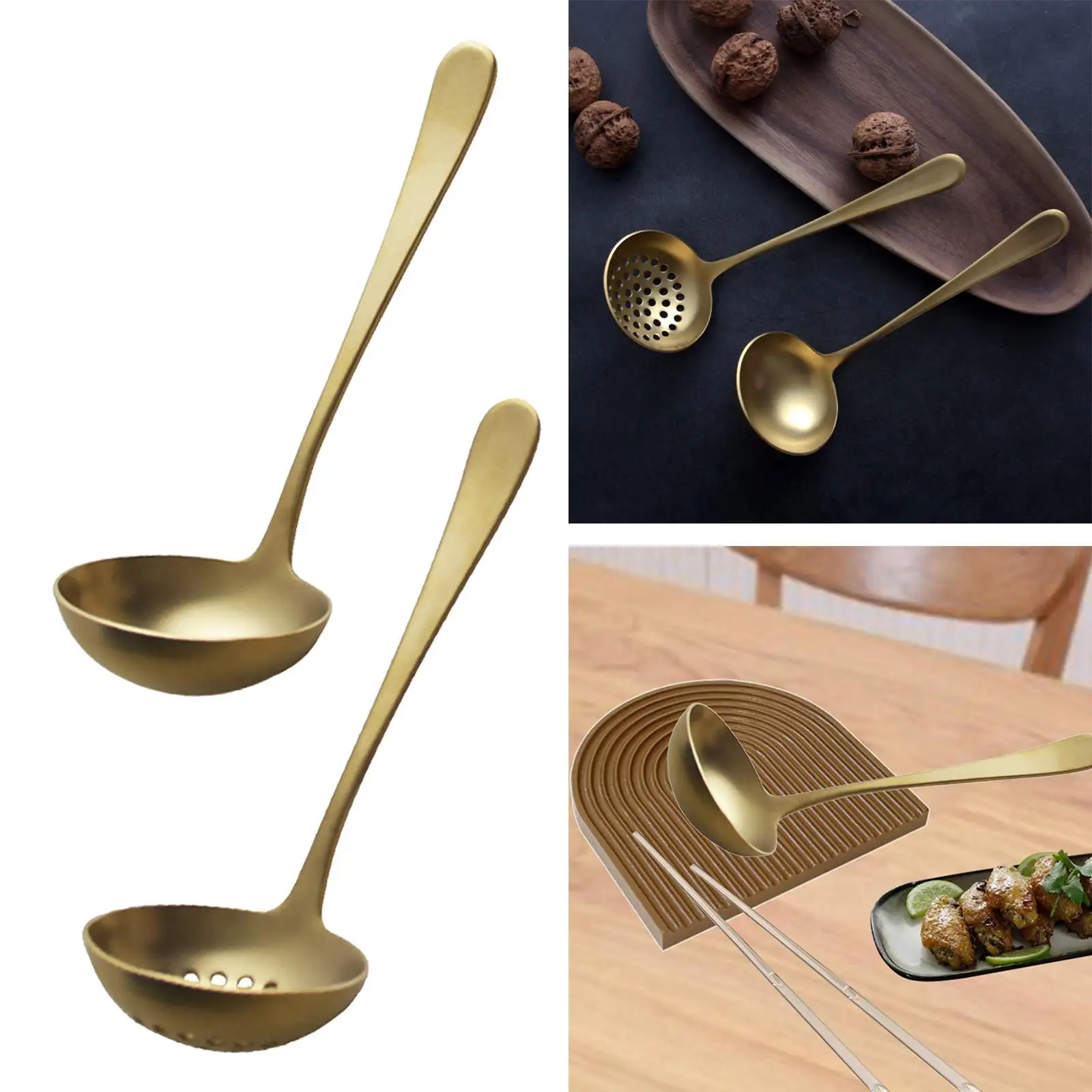 Thickened Stainless Steel Cooking Spoon Kitchenware Cookware Utensil