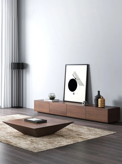 Nordic Slate TV Stand for Living Room Furniture Modern Minimalist Suspended  Wall-mounted TV Cabinet Small Apartment Coffee Table
