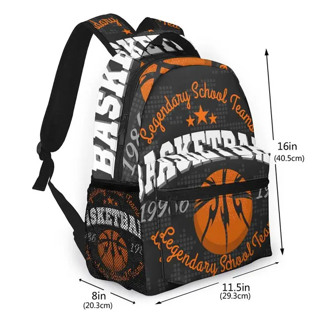 OLOEY 18-INCH NBA basketball star Boys' backpacks & Girls' backpacks  Primary & Middle School Students School Backpack & Unisex，Christmas Present  