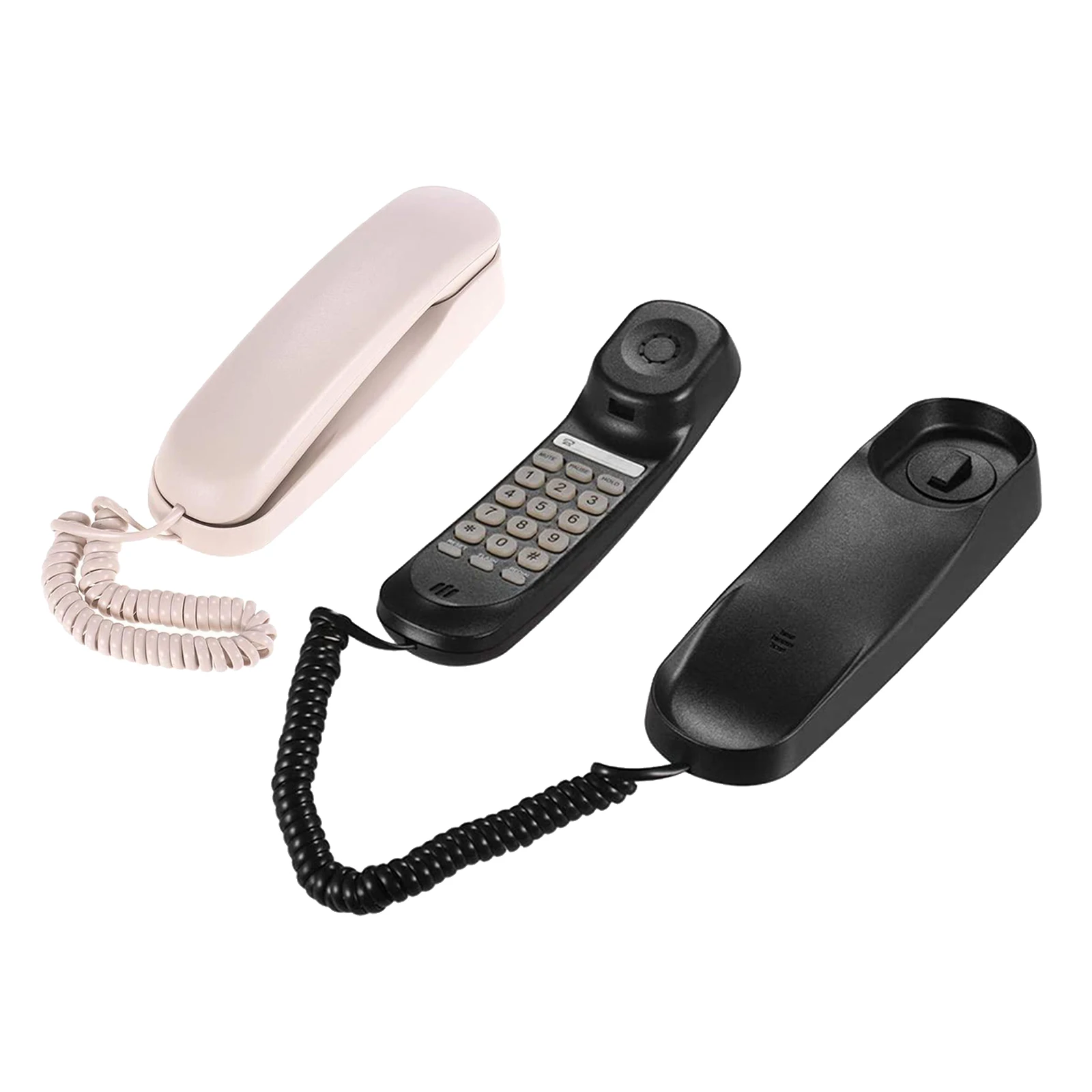 Wall Mount Desktop Corded Fixed Telephone Landline Wired Handset Phone