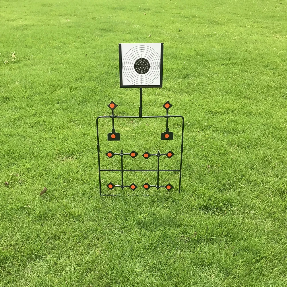 Shooting Target Auto Reset   Target Stand with 20 Paper Targets   Shooting Practice Shooting Target